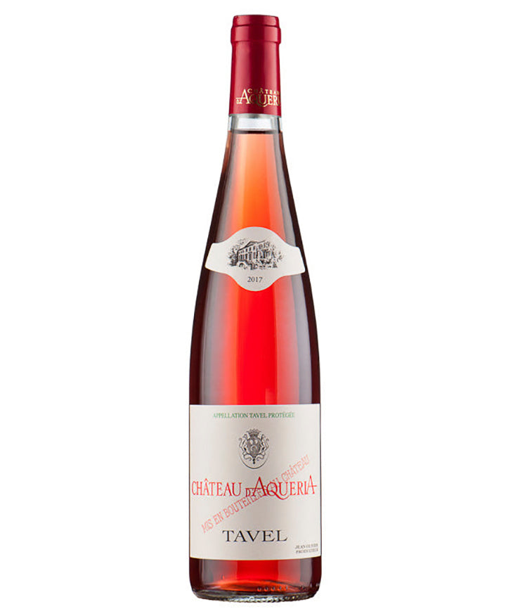 Château d'Aqueria Tavel Rose 2024 French rosé wine from Rhône – wine bottle image