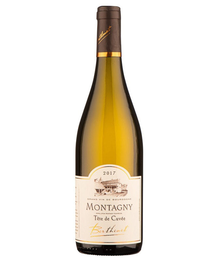 Domaine Berthenet Tete de Cuvee Montagny 2022 white French Burgundy wine bottle image