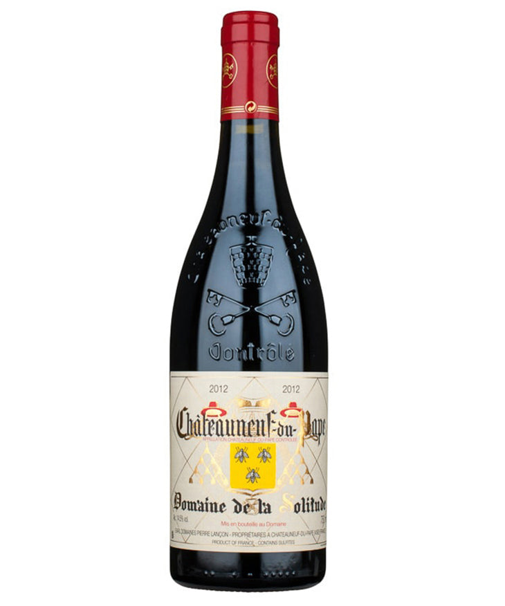 Domaine de la Solitude Chateauneuf du Pape 2023 red French wine from Rhône – wine bottle image