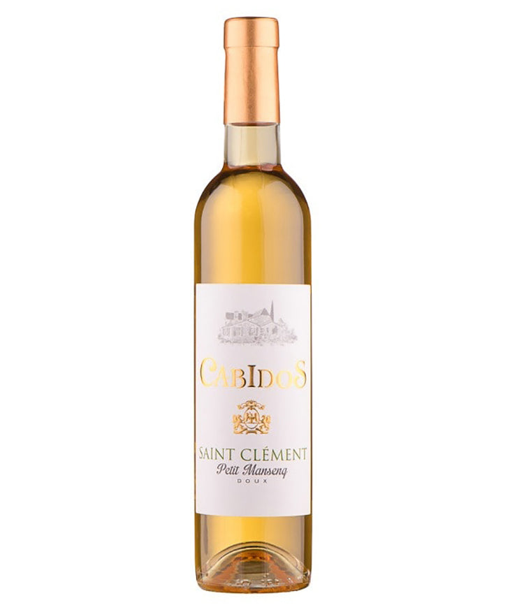 Cabidos St Clement Petit Manseng Doux 50cl 2017 French white wine – wine bottle image