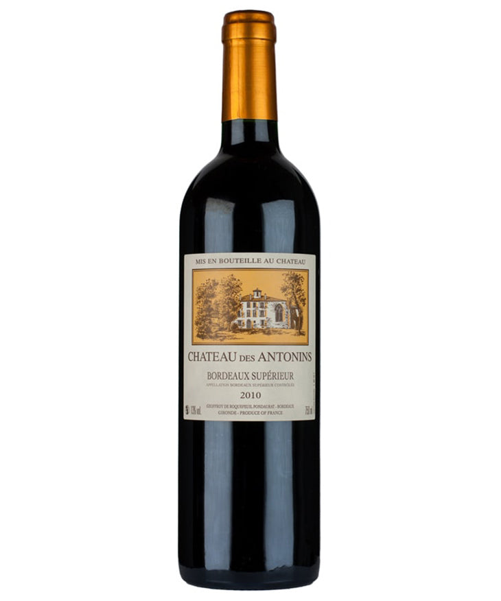 Chateau des Antonin Bordeaux Superieur 2020 red French wine bottle image