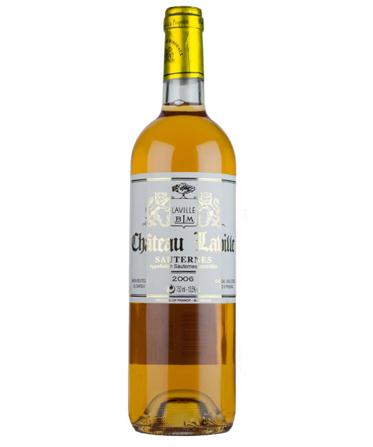 Chateau Laville Sauternes 37.5cl 2022 French white wine from Bordeaux – wine bottle image