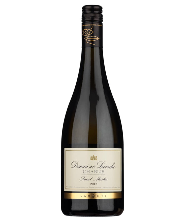 Domaine Laroche Chablis Saint Martin 2024 white French Burgundy wine bottle image