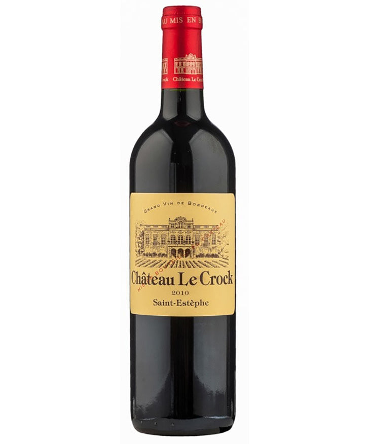 Chateau Le Crock St Estephe 2017 red French Bordeaux wine – wine bottle image