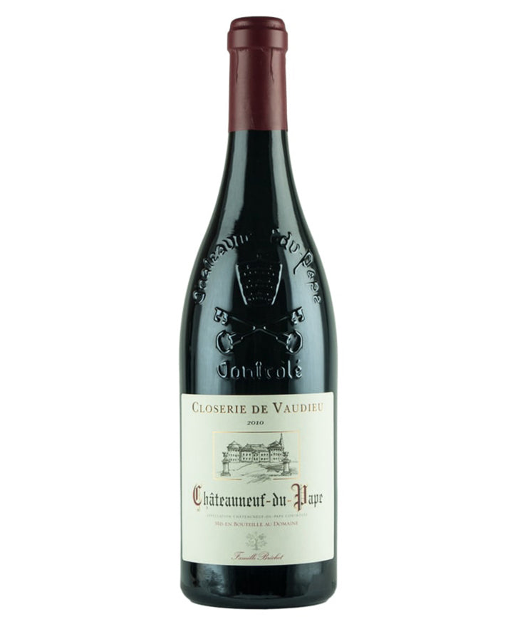 Chateau de Vaudieu Closerie de Vaudieu Chateauneuf du Pape 2022 French red wine bottle image