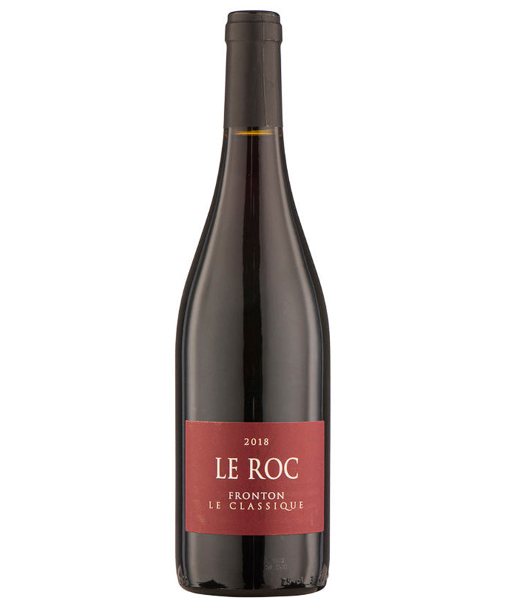 Chateau Le Roc Fronton 2022 red French wine from South West France – wine bottle image