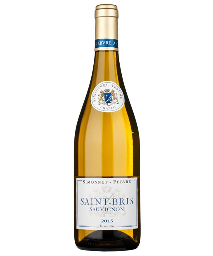 Simonnet Febvre Saint Bris Sauvignon 2022 white French Burgundy wine bottle image