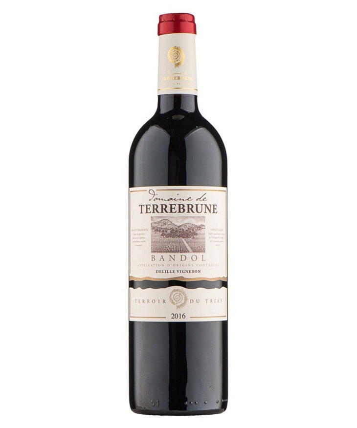 Domaine de Terrebrune Bandol Rouge 2019 red French wine from Provence – wine bottle image