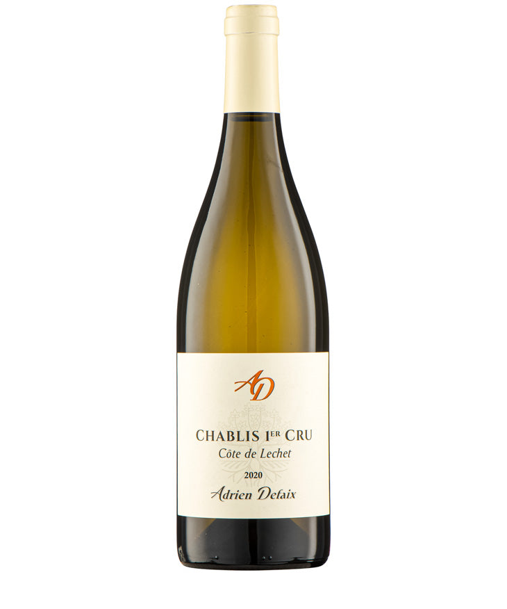 Adrien Defaix Chablis Premier Cru Cote de Lechet 2023 French white wine bottle image