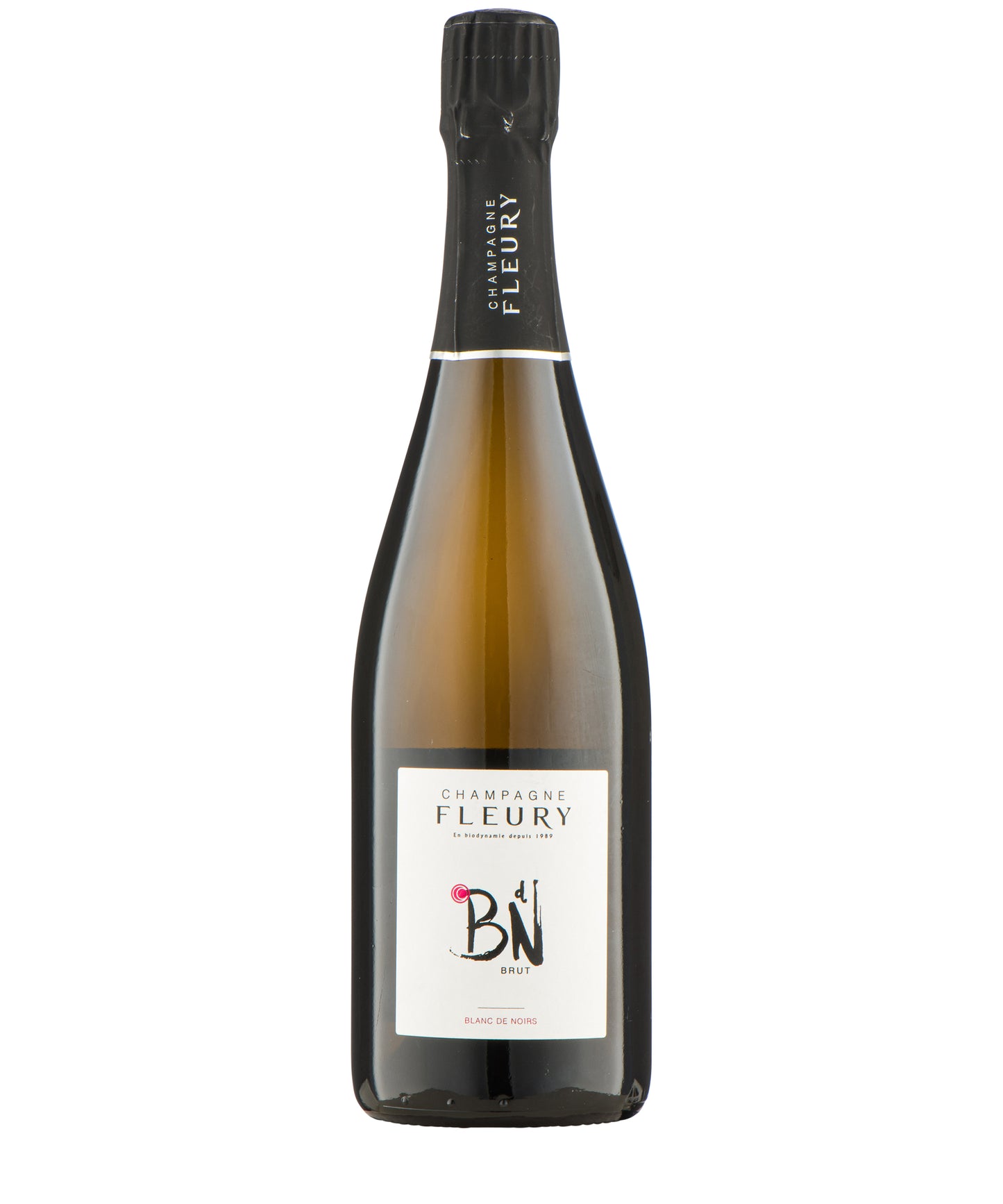 Champagne Fleury Blanc de Noirs Brut French sparkling wine – wine bottle image