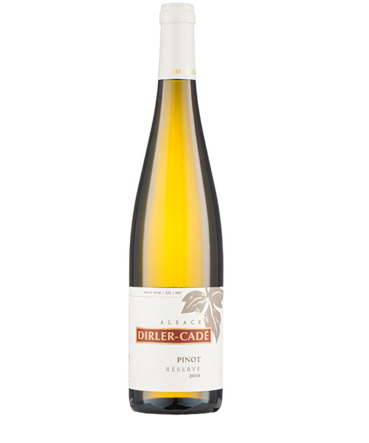 Dirler Cadé Pinot Reserve 2020 white French Alsace wine bottle image