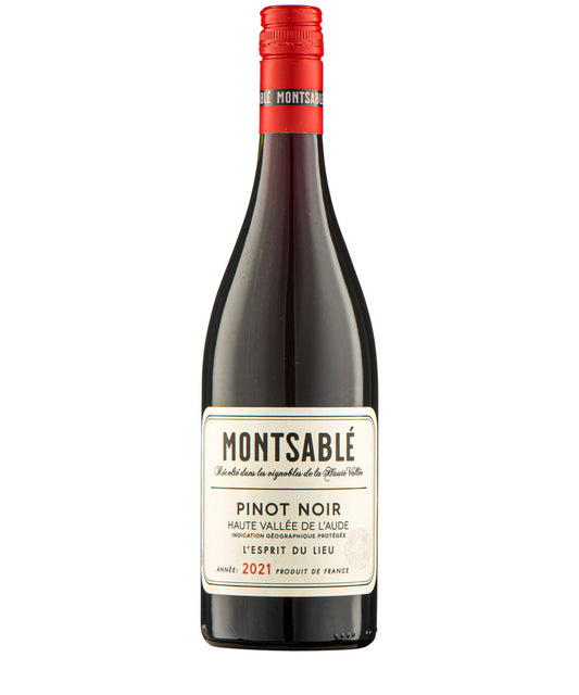 Montsable Pinot Noir IGP Pays D'Oc 2024 French red wine bottle image