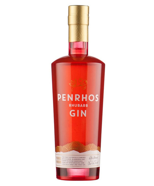 Penrhos Rhubarb Gin English rhubarb-flavored spirit bottle image