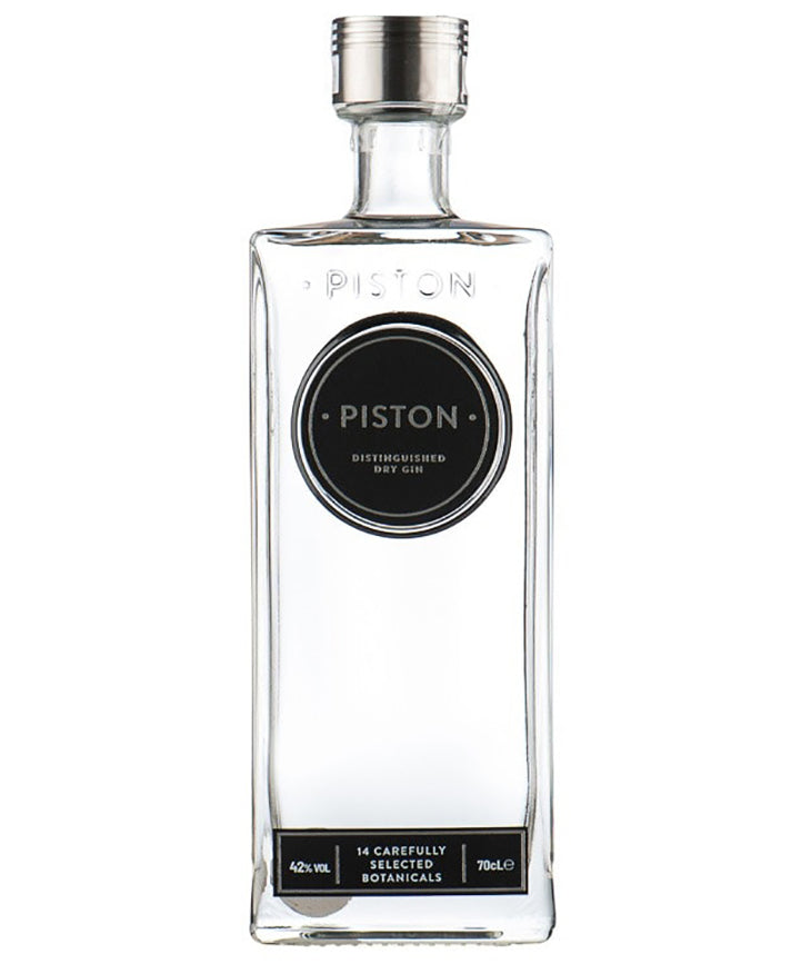 Piston London Dry Gin England spirit bottle image