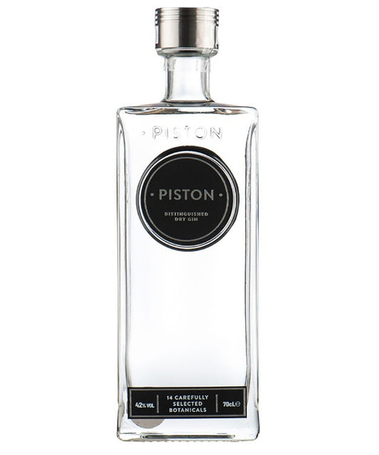 Piston London Dry Gin England spirit bottle image