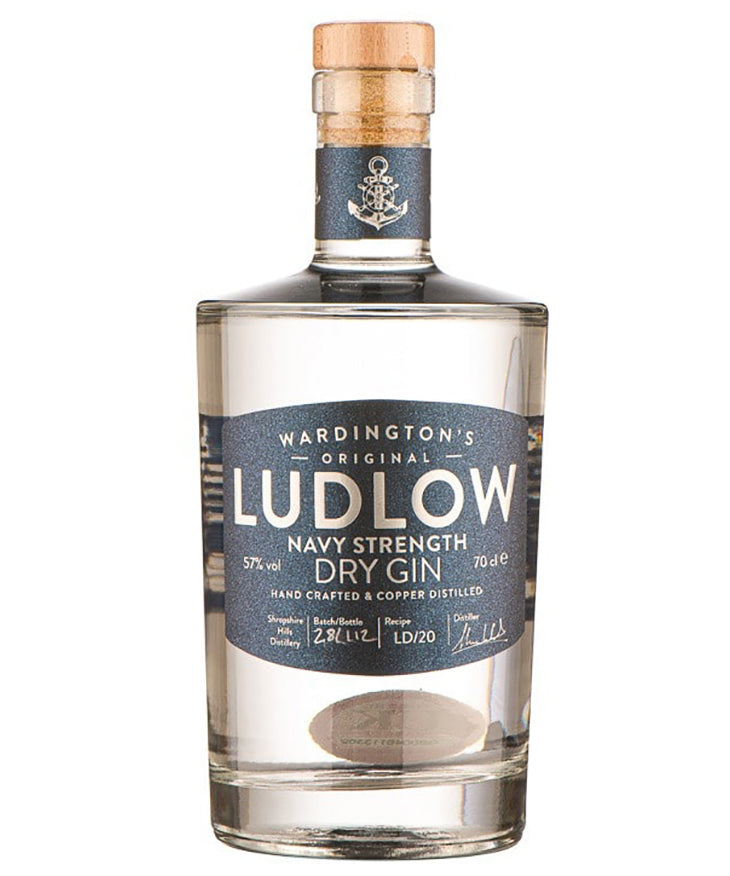Ludlow Dry Gin Navy Strength English spirit bottle image