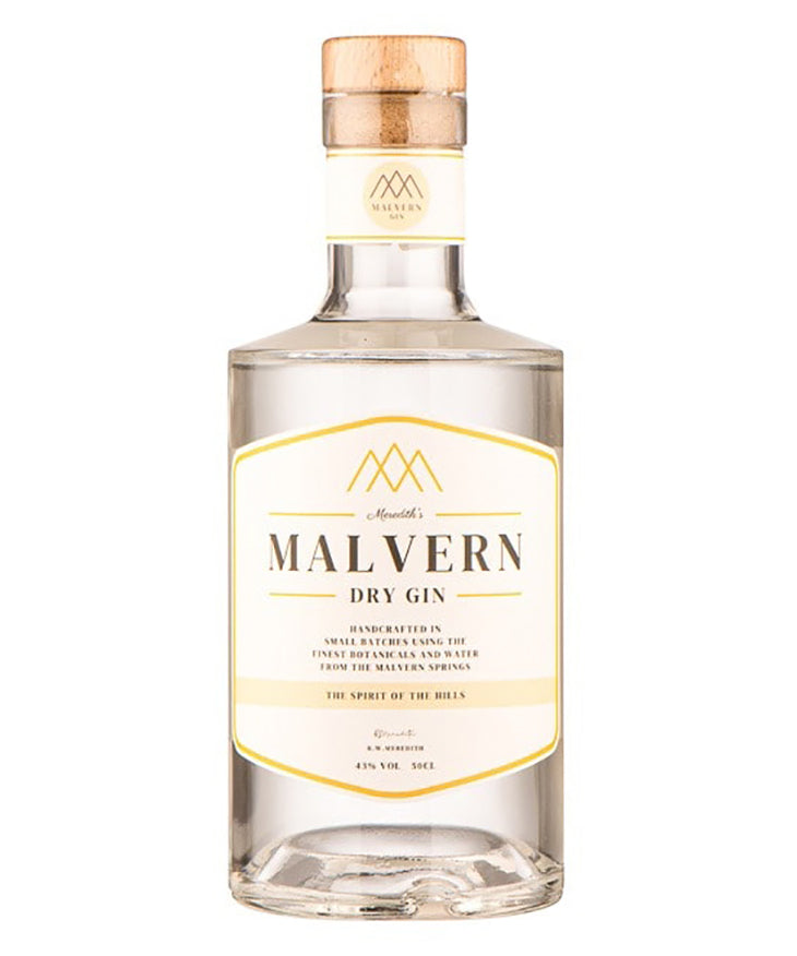 Malvern Gin classic London Dry gin from England Worcestershire – spirit bottle image
