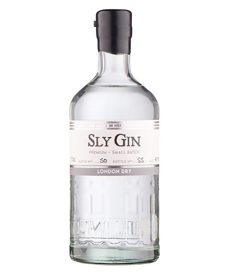 Sly Gin London Dry Gin from Herefordshire England – spirit bottle image