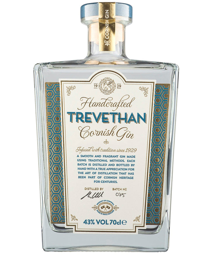Trevethan Cornish Gin English spirit bottle image