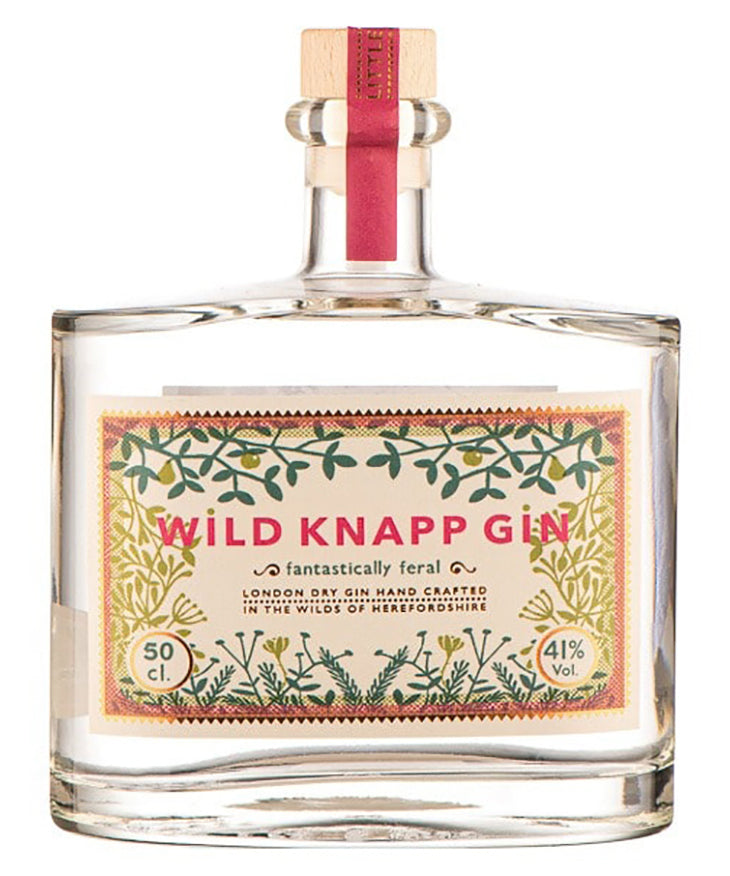 Wild Knapp Gin London Dry Gin from Herefordshire England – spirit bottle image
