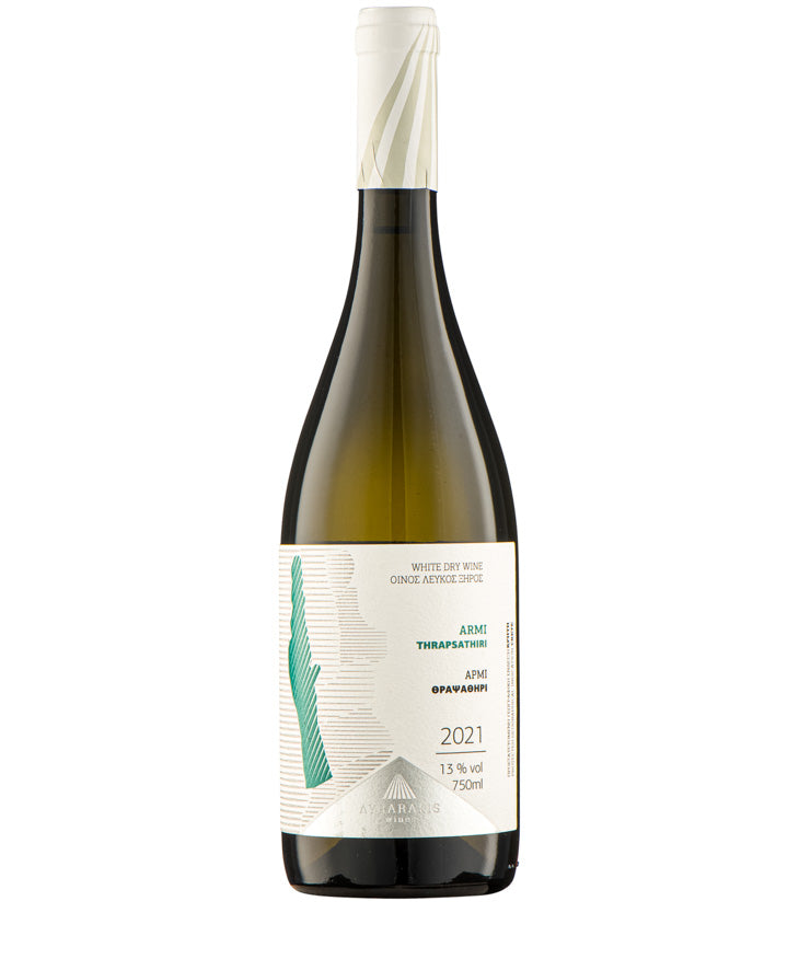 Lyrarakis Thrapsathiri Armi Vineyard White 2023 Greek white wine bottle image