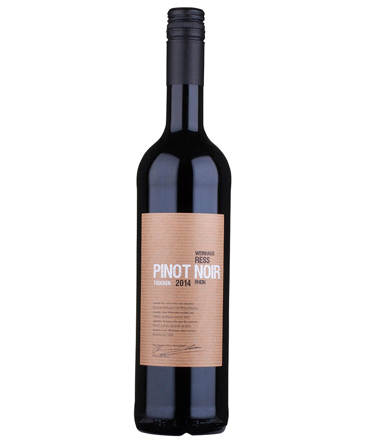 Weinhaus Ress Pinot Noir Trocken 2021 German red wine bottle image