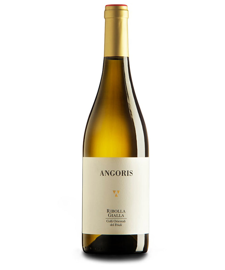 Angoris Ribolla Gialla 2022 white Italian wine from Friuli Veneto – wine bottle image