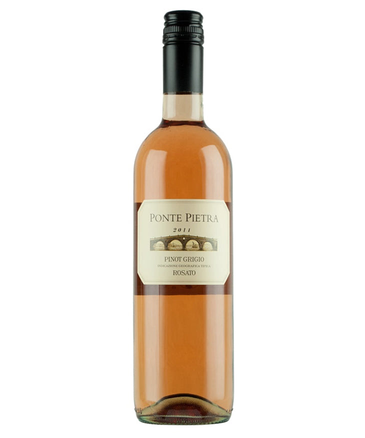 Ponte Pietra Pinot Grigio Rosato 2024 rosé Italian wine from Veneto – wine bottle image
