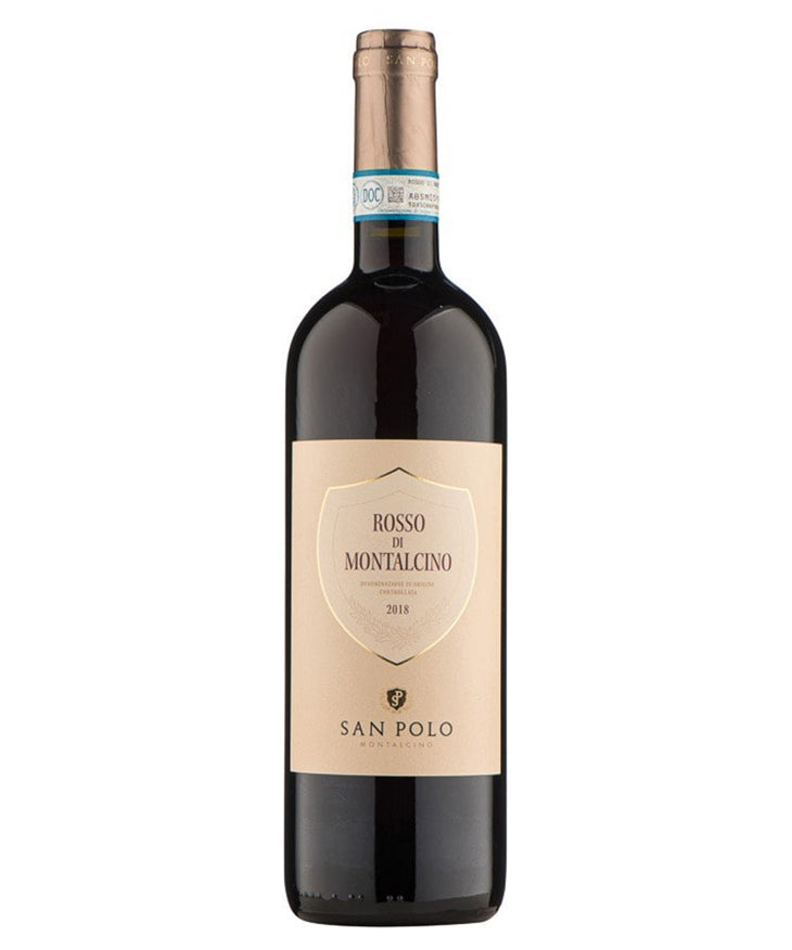 San Polo Rosso di Montalcino 2023 red Italian wine from Tuscany – wine bottle image