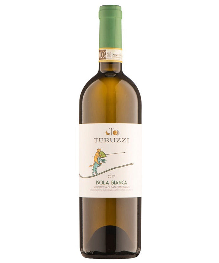 Teruzzi Isola Bianca Vernaccia di San Gimignano 2024 white Italian wine – wine bottle image