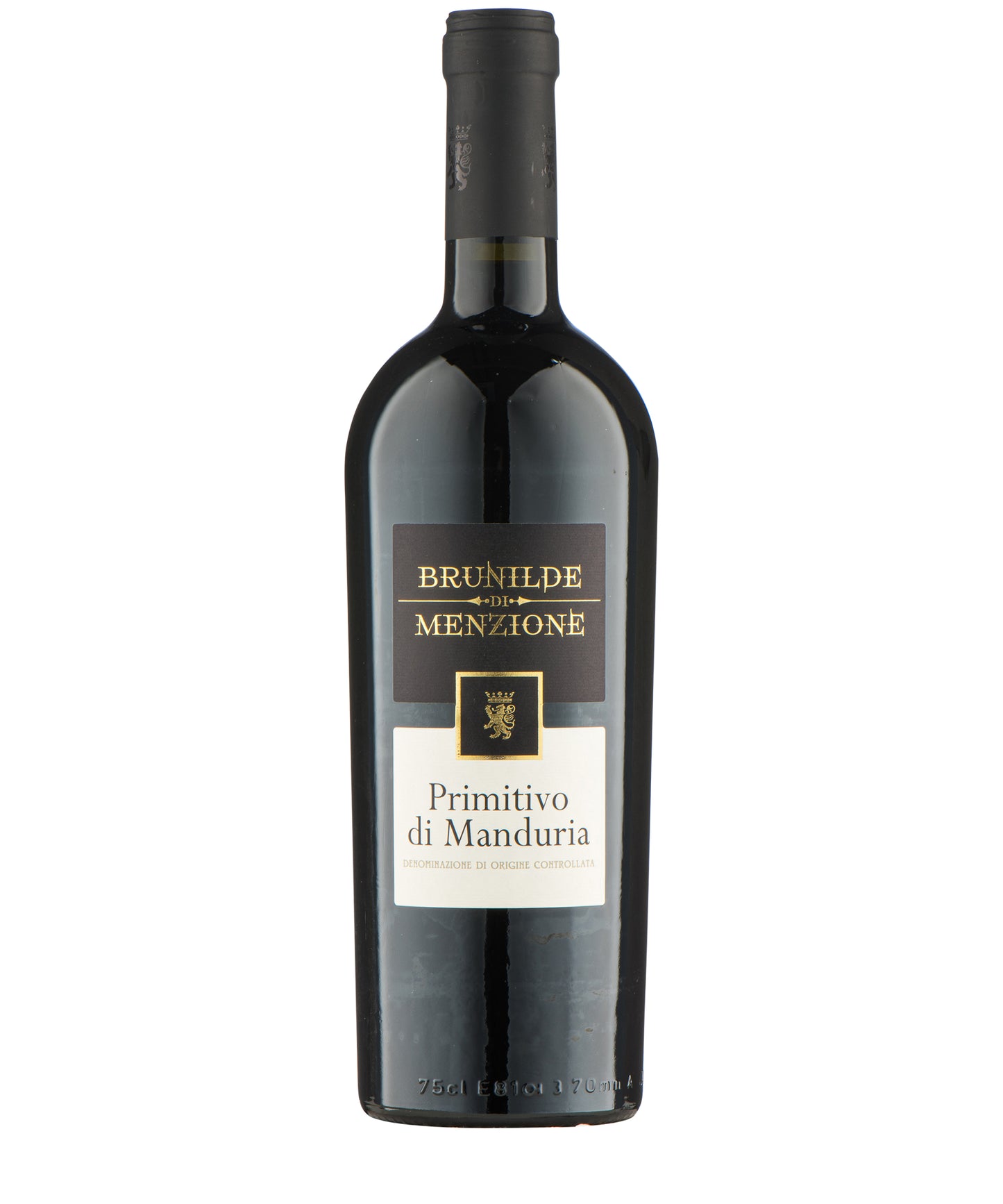 Brunilde di Menzione Primitivo di Manduria 2023 Italian red wine – wine bottle image