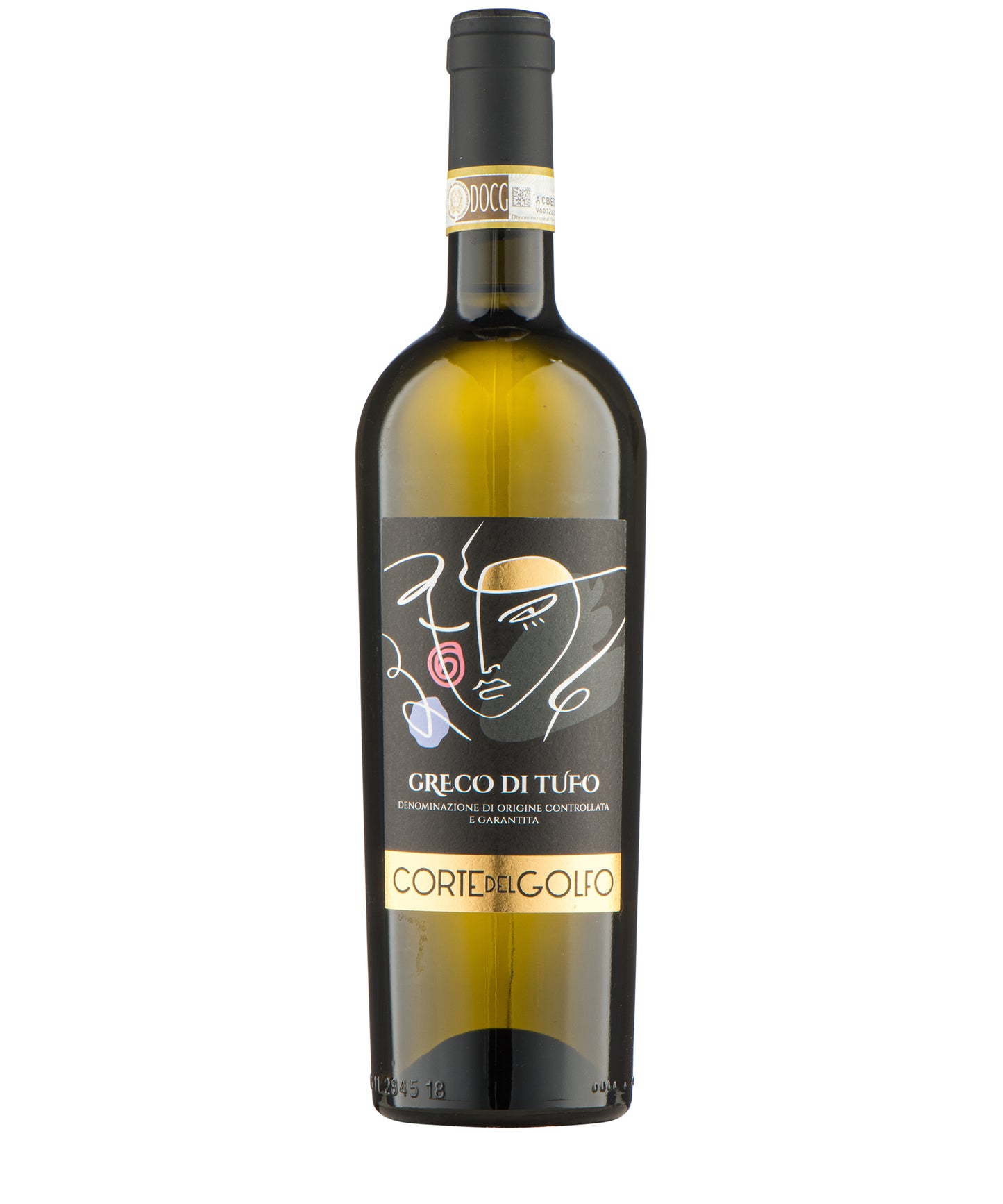 Corte del Golfo Greco di Tufo DOCG 2024 Italian white wine from Campania – wine bottle image