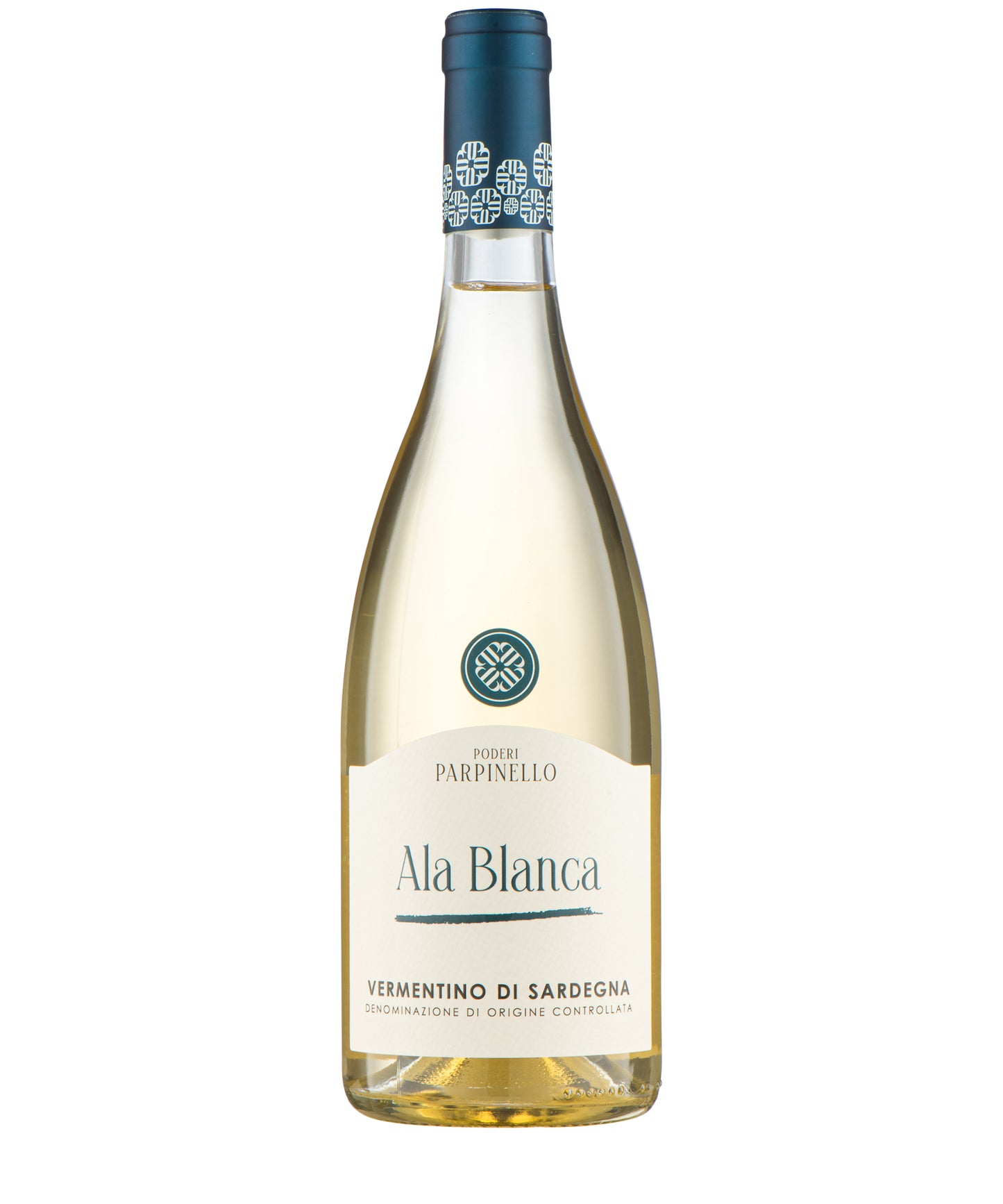 Ala Blanca Vermentino Poderi Parpinello 2024 white Italian Sardinia wine bottle image