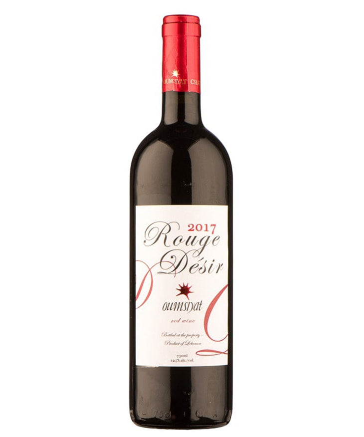 Chateau Oumsiyat Rouge Desir 2017 red Lebanese wine bottle image
