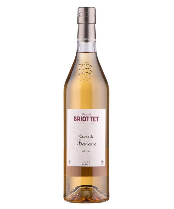 Creme de Banane Briottet French banana liqueur 25% ABV – spirit bottle image