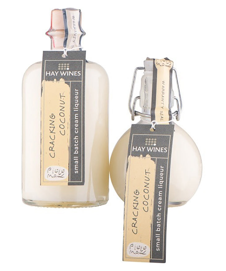 Hay Wines Cracking Coconut Cream Liqueur – cream liqueur spirit bottle image