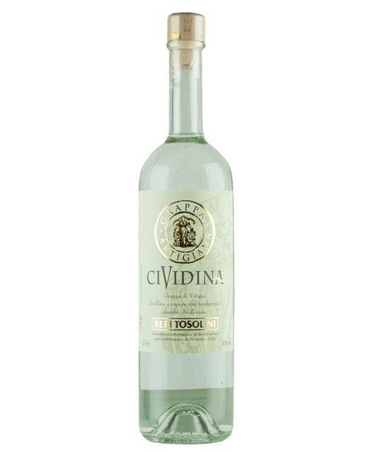 Bepi Tosolini Grappa Cividina Italian grappa spirit bottle image