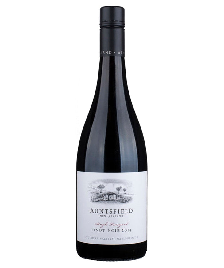Auntsfield Estate Single Vineyard Pinot Noir 2021 red New Zealand Marlborough wine bottle image