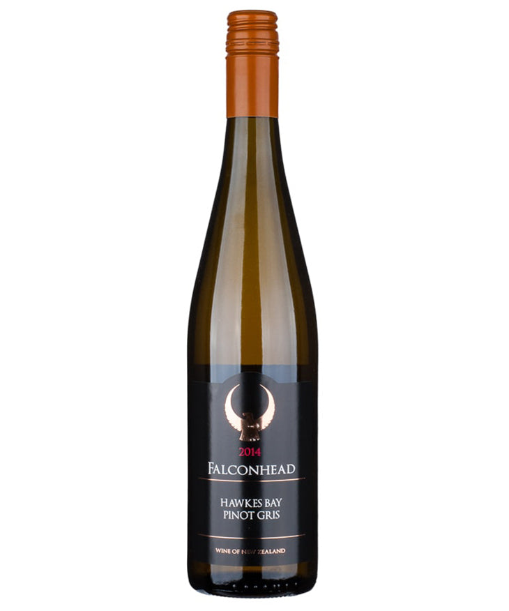 Falconhead Hawkes Bay Pinot Gris 2018 New Zealand white wine bottle image