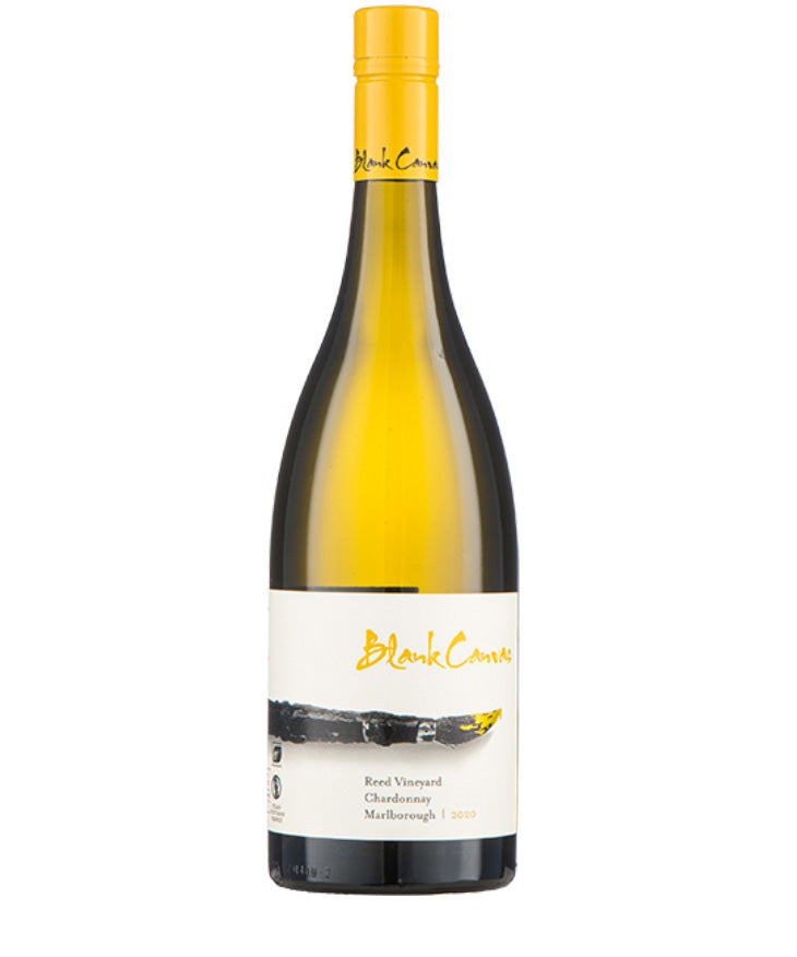 Blank Canvas Reed Vineyard Chardonnay 2022 New Zealand white wine – wine bottle image