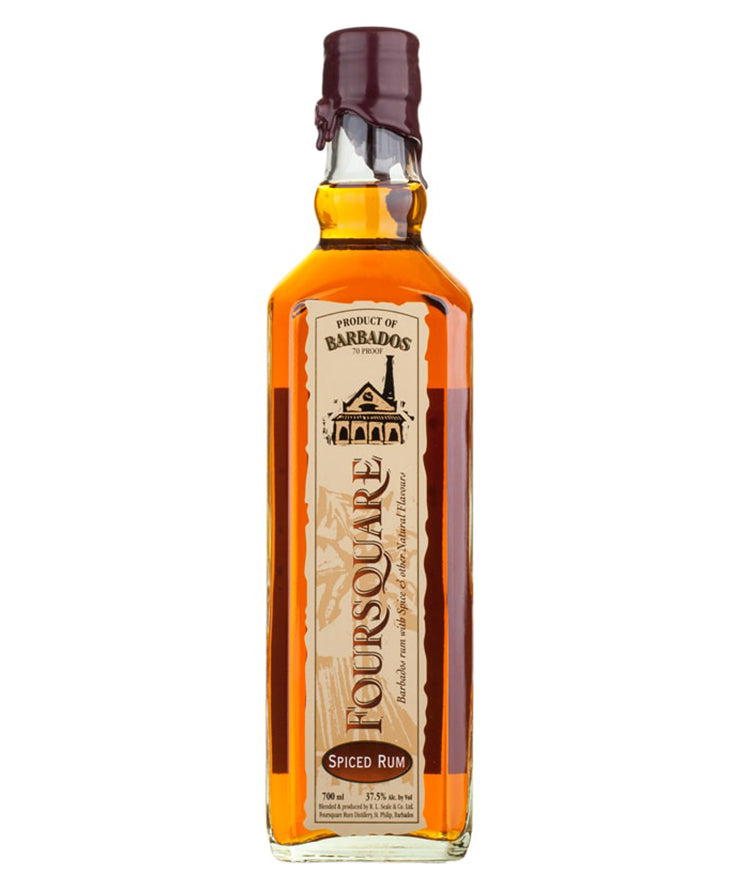 Foursquare Barbados Spiced Rum Barbadian spirit with 37.5% ABV – spirit bottle image