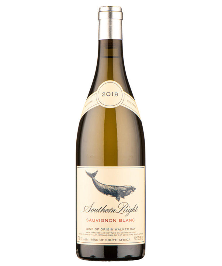 Southern Right Sauvignon Blanc 2024 white South African wine bottle image