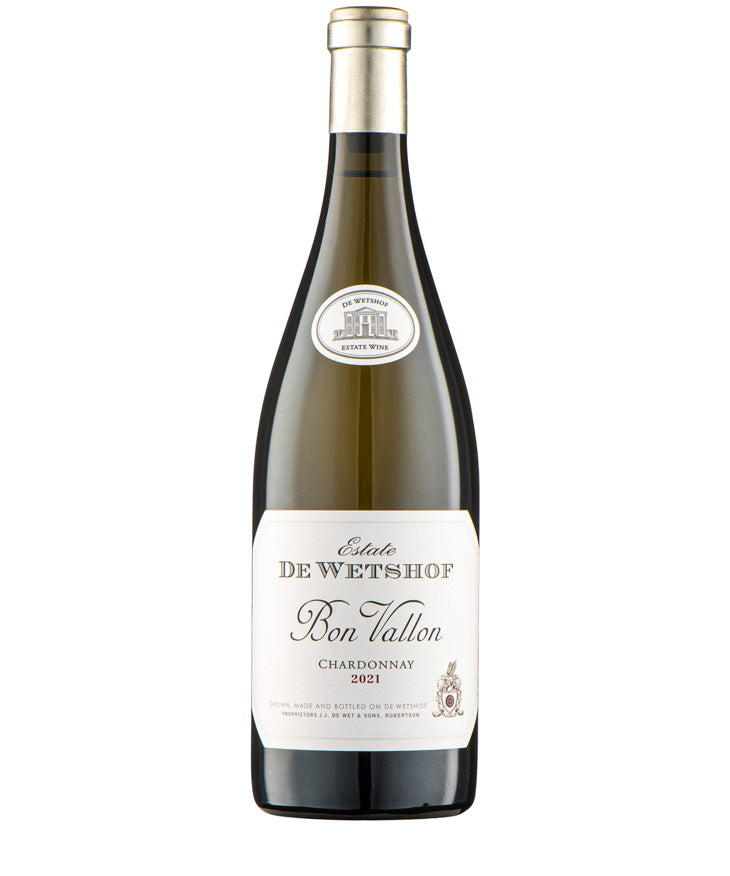 De Wetshof Bon Vallon Chardonnay 2024 South African white wine bottle image