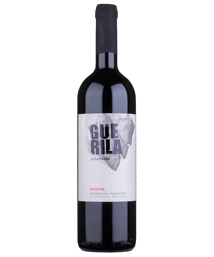 Guerila Barbera Selection 2021 red wine from Slovenia – wine bottle image