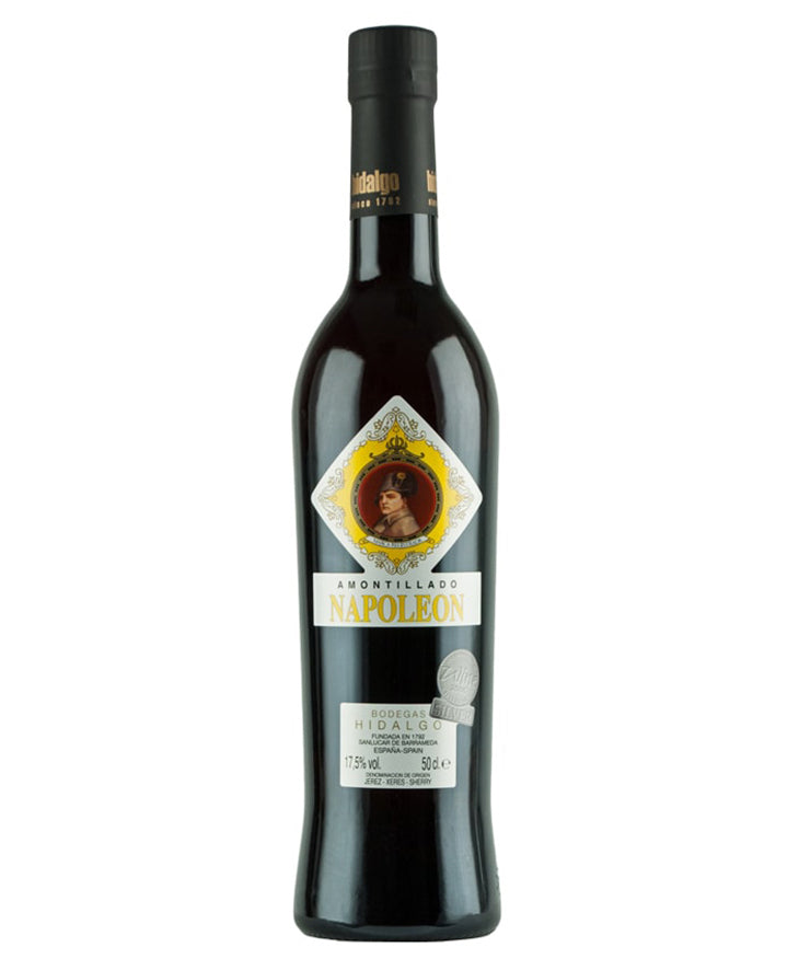 Hildago Napoleon Amontillado 50cl Spanish fortified wine bottle image
