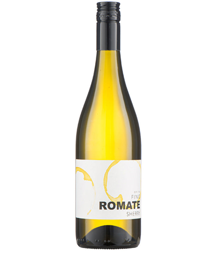 Romate Fino Sherry dry fortified white Spanish wine from Andalucia – wine bottle image