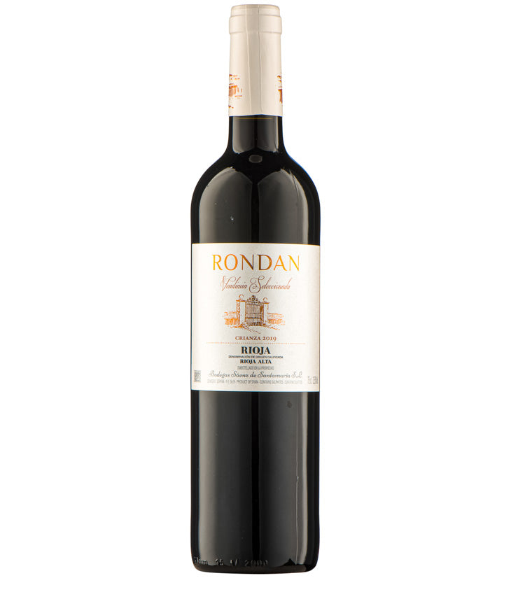 Sáenz de Santamaría Rondan Rioja Tinto Crianza 2021 red Spanish wine – wine bottle image
