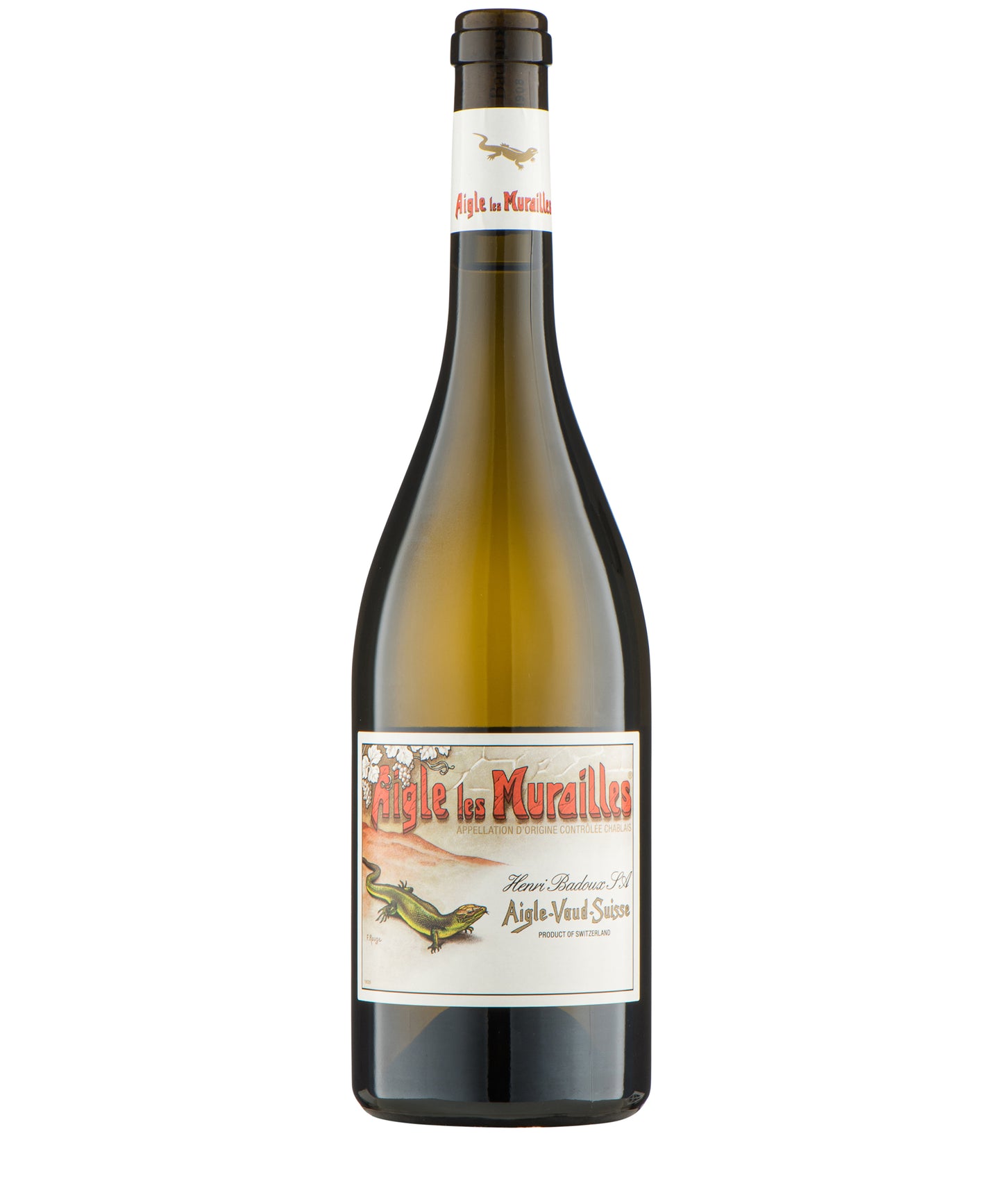 Aigle les Murailles Chasselas Blanc 2023 Swiss white wine bottle image