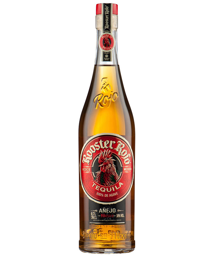 Rooster Rojo Anejo Tequila aged spirit bottle image
