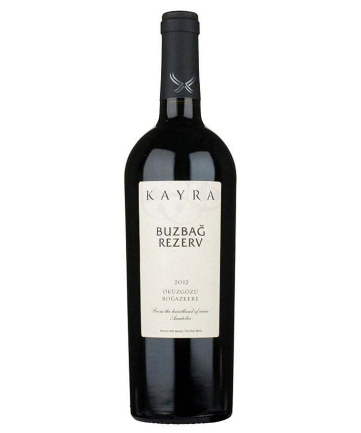 Kayra Buzbag Reserve 2020 red Turkish wine bottle image